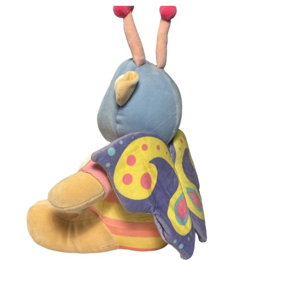 Kaisiyang Plush Bear With Butterfly Wings. 9” White Happy Mother’s Day Bib NWOT - Picture 11 of 16